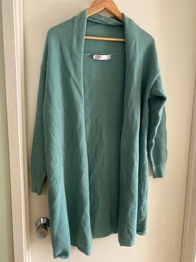 EUC Free People Knit Cardigan - Seafoam Green xsmall